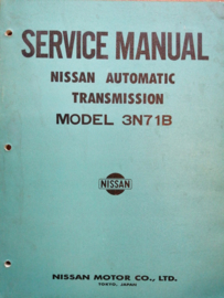 Service manual '' Model 3N71B Automatic Transmission'' SM1E-2N7BG0 (april 1971)