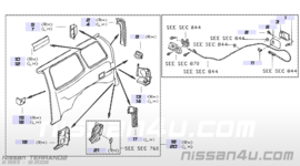 Tankklep Nissan Terrano2 78830-0X000 GN0 Lichte schade.