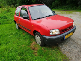 Nissan Micra K11 CG10DE rood 1993, Nieuw binnen sinds 7-10-2023