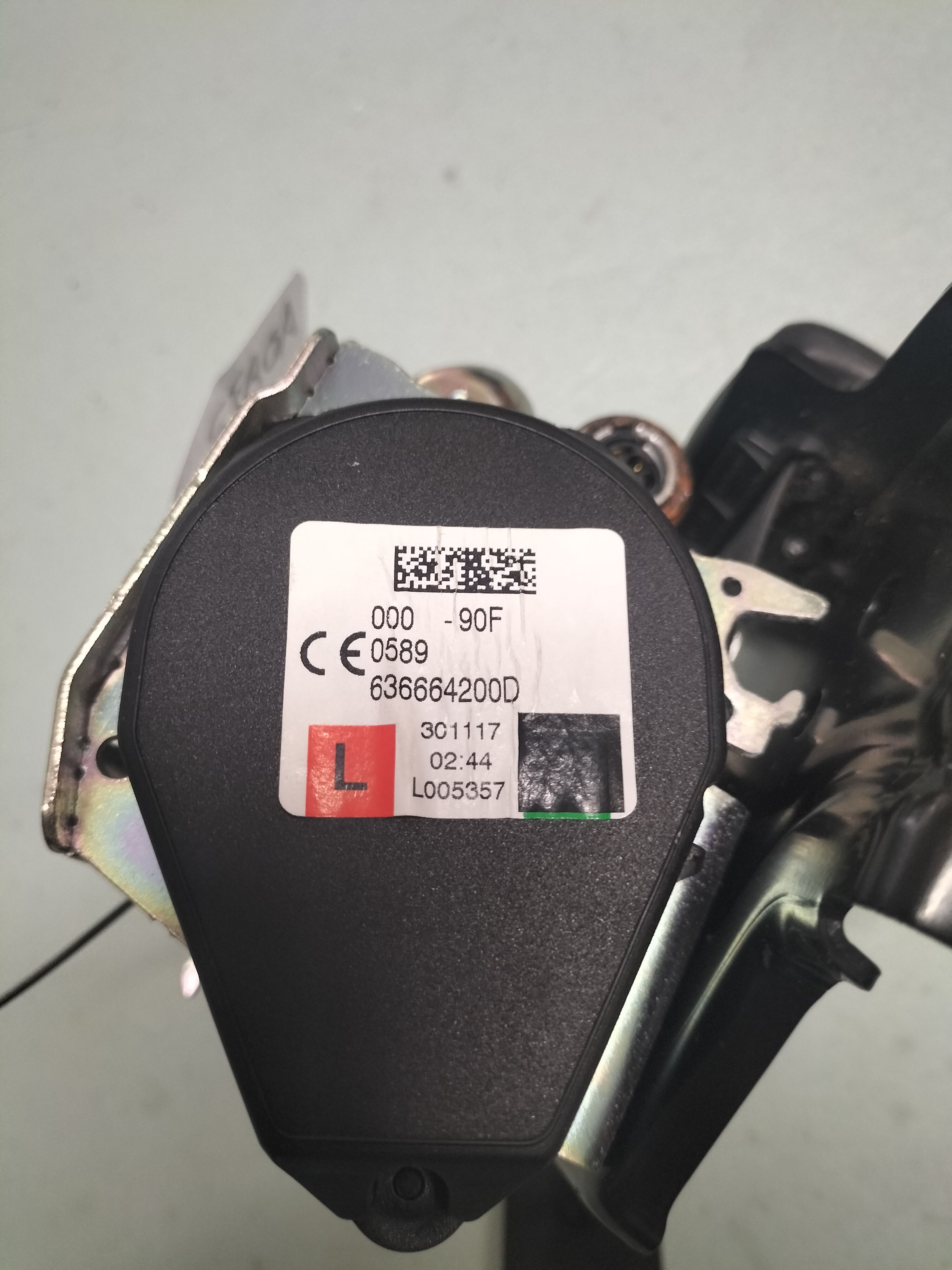 Veiligheidsgordel Nissan micra K14 88885-5FA0A Gebruikt