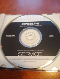 Consult-II Software Update CD-ROM DIAG: AED06F/ AFD06F/ ASD06F/ EGD06F/ EID06F/ UED06F C-II Converter: AER06A/ AFR06A/ ASR06A/ EGR06A/ EIR06A