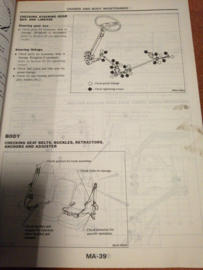 Service manual '' Model C120 series basisboek Facelift '' Nissan Vanette SM5E-C120G0