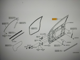 Door assy-front, right-hand Nissan Qashqai J11 (RUS MADE) H0100-BM9MA Original.