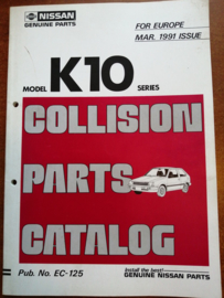 Collision parts catalog model K10 series Nissan Micra K10 EC-125