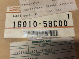 Assy carburetor Nissan 16010-58C00 Original