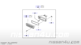 Lamp turn signal, front left-hand Nissan Bluebird T12/ T72 B6135-D4060 (Koito 210-63212) Used part.