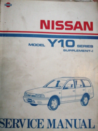 Service manual '' Model Y10 series supplement-I '' Nissan Sunny Wagon Y10 SM3E-Y10SG0