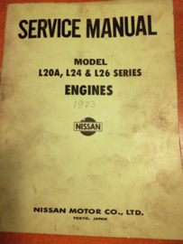 Service manual '' Model L20A, L24, L26 series '' engines SM3E-0L26G1 Used part.