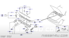 Paravan links Nissan 100NX B13 66863-61Y20