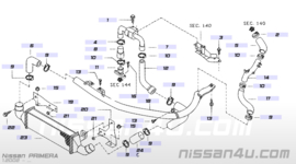 Turboslang YD22DDT(I) Nissan 14463-AW408 N16/ P12/ V10