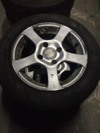 15 inch aluminium velgen met band 185/65R15 & 195/65R15