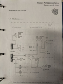 Service manual ''Nissan autogassystems II'' Used part.