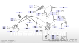 Deurgreep buitenzijde links Nissan Primera P11/ WP11 80607-2F000