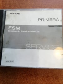 Electronic Service manual '' Model P12 series '' Nissan Primera P12 SM1E00-1P12E0E Gebruikt.