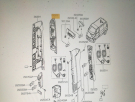 Achterlicht rechts Nissan Primastar X83 26520-00Q0A