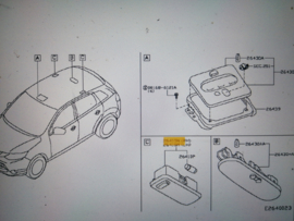 Lamp assy-personal rear right-hand Nissan Qashqai J11 26460-4EA0A Original.