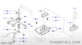Boot-dust, hand lever Nissan 300ZX Z31 34122-30P10 Original.