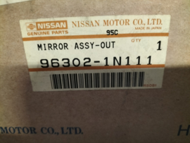 Mirror door, left-hand Nissan 96302-1N111 Original.