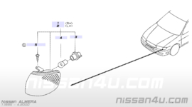 Richtingaanwijzer links Nissan Almera N15 26135-1N025 Gebruikt