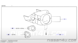 Cover set-steering column Nissan Terrano2 R20 48470-8F225 (48470-8F100) (bottom half)