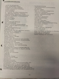 Product bulletin volume 13 '' Nissan Silvia S12 / Nissan 300ZX Z31'' Introduktie mededeling. Gebruikt.