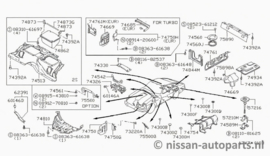 Cover-engine, lower Nissan 280ZX S130 775891-P7100 Used part.
