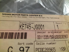 Floor mat set Nissan KE745-JG001 Original
