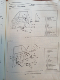 Service Manual '' Model GC10 series chassis and body '' SM0E-GC10G0 Nissan Skyline 2000GT GC10