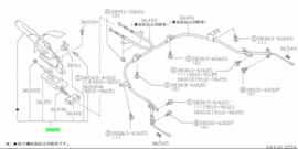 Handremhevel Nissan 36010-50J20 B13/ N14/ W10/ Y10 Origineel.