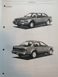 Product bulletin volume 25 '' Nissan Maxima J30 '' introduktie mededeling. Gebruikt.