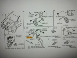 Adapter OPS Nissan Patrol Y61 15193-VC310 Original.