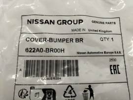 Afdekkap sleepoog voorbumper Nissan Qashqai J10/ JJ10 622A0-BR00H Origineel.