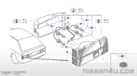 Achterlicht Nissan Cherry N12 rechts 26550-08M00