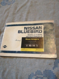 Instructieboekje '' Nissan Bluebird U11 '' OM5D-OU11HO