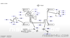 Remleiding Nissan Micra K11 46283-5F200