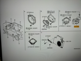 Speaker assy-front Nissan 28148-EB300 D40/ R51 Original.