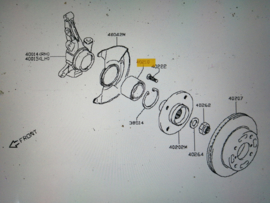 Wiellager vooras Nissan Pixo UA0 40210-4A00G