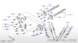 Kettingspanner Nissan micra K11 13070-99B11