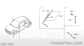 Antenne Nissan Micra K11 28208-5F205