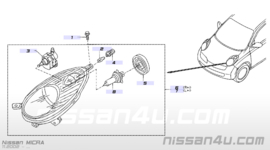 Koplamp rechts Nissan Micra K12 26010-BC500
