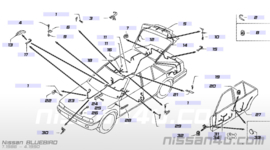 Harness-body Nissan Bluebird T72 24014-Q9203 (24014-Q9703) Used part.