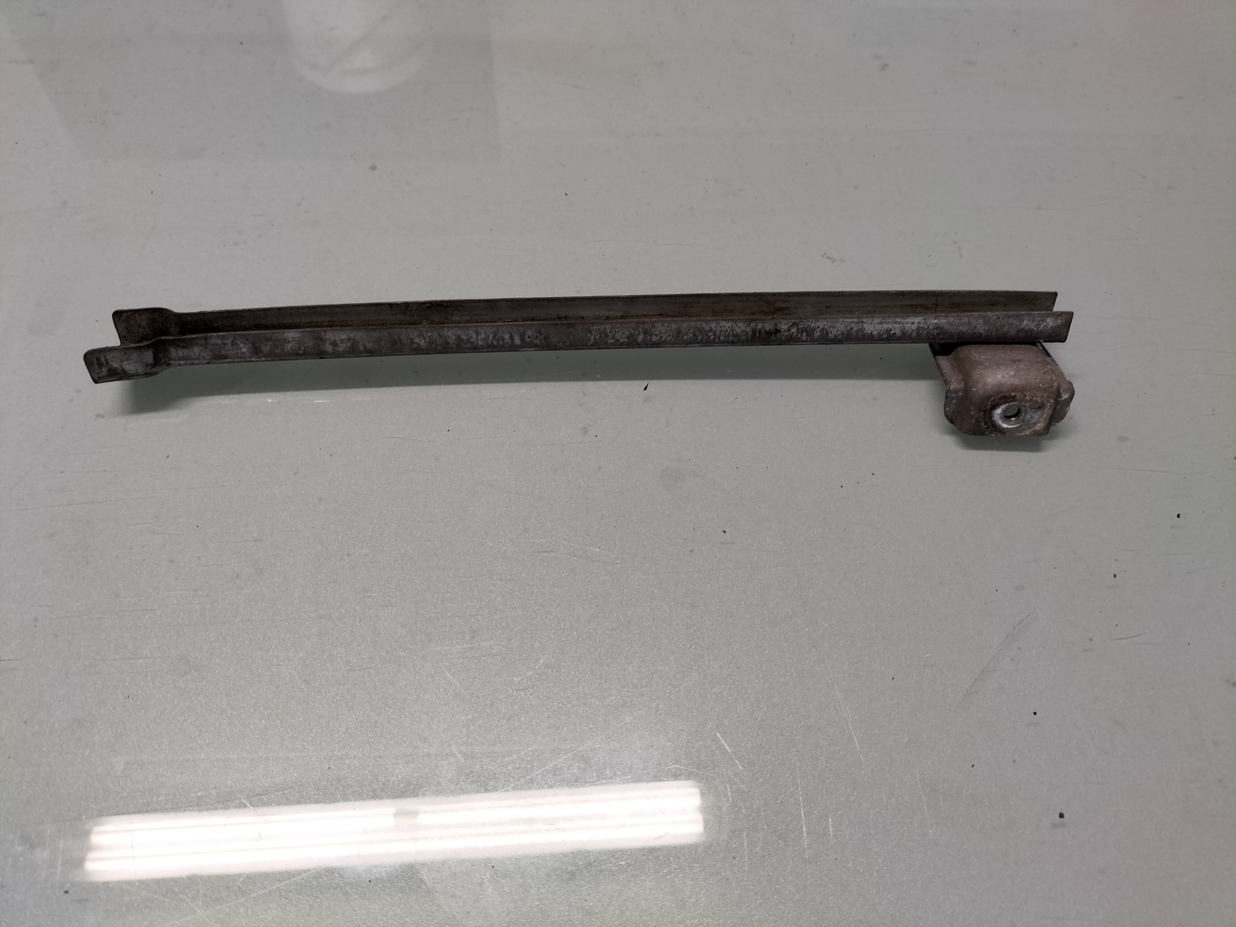 Assy-sash, front door lower ''B'' left-hand Datsun Cherry E10 80215-M0200 Used part.