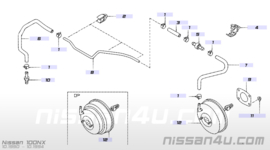 Leiding hoofdremcilinder Nissan 47401-63C00 B13/ N14/ Y10 Gebruikt.