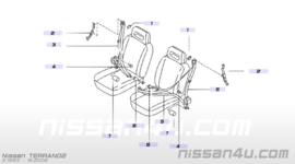 Veiligheidsgordelspanner linksvoor Nissan Terrano2 R20 86845-0F000