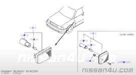 Zijknipperlicht Nissan Sunny Wagon Y10 B6160-69R00 (IKI 5161)