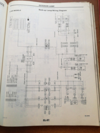 Service manual '' model B13 and N14 series volume 3 '' Nissan 100NX B13 / Nissan Sunny N14  SM1E-3N4BG0 Used part.