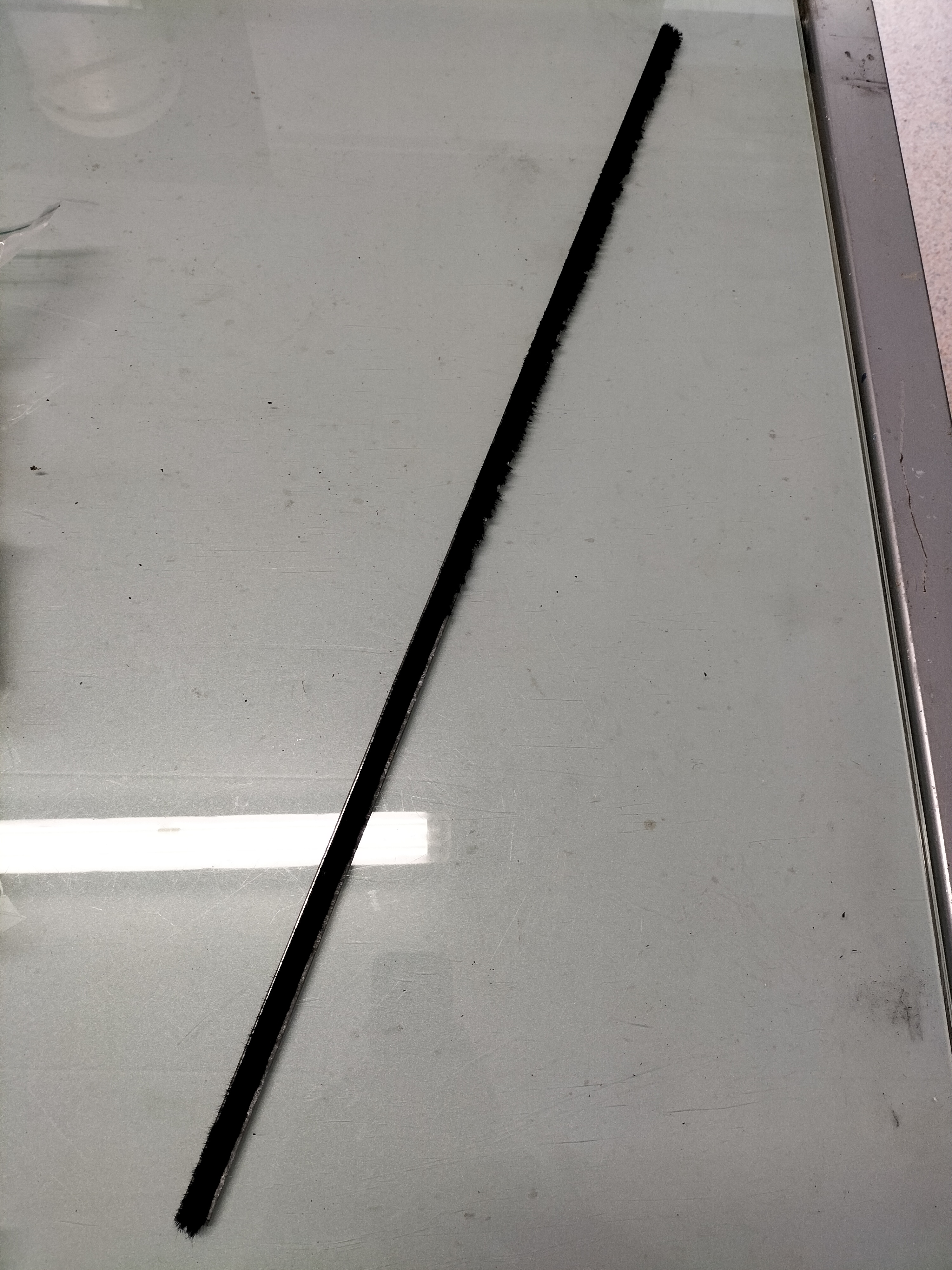Weatherstrip-waist ''A'' left-hand Datsun Cherry E10 80321-M0404 Used part.