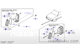 Richtingaanwijzer rechts Nissan Sunny B11 26140-03A00