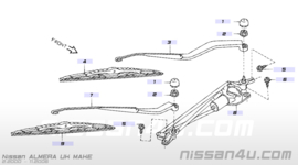 Ruitenwisserblad 530mm Nissan 28890-2F010 N16/ P11/ WP11