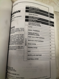 Service manual '' Model C23 series Supplement 1 + 2 Volume 1 + 2'' Nissan Serena C23 SM4E-C23E0E + SM5E-C23SE0E Used Part. (20250327)